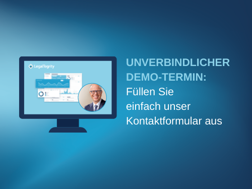 Terminvereinbarung unverbindliche Demo LegalTegrity Beschwerdesystem